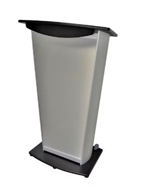 Lectern - Aluminum w Black Trim