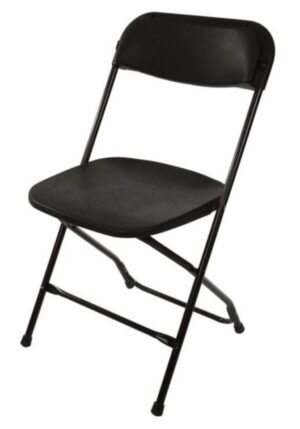 Chair - Black, Folding