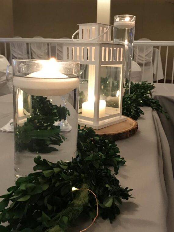 Lantern/Candle Holder, White