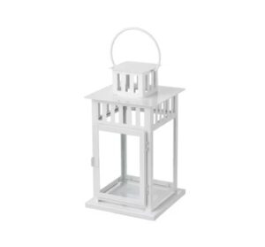 Lantern/Candle Holder, White