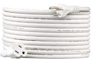 White Extension Cord 100'
