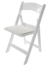 Chair - White, Padded