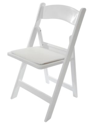 Chair - White, Padded