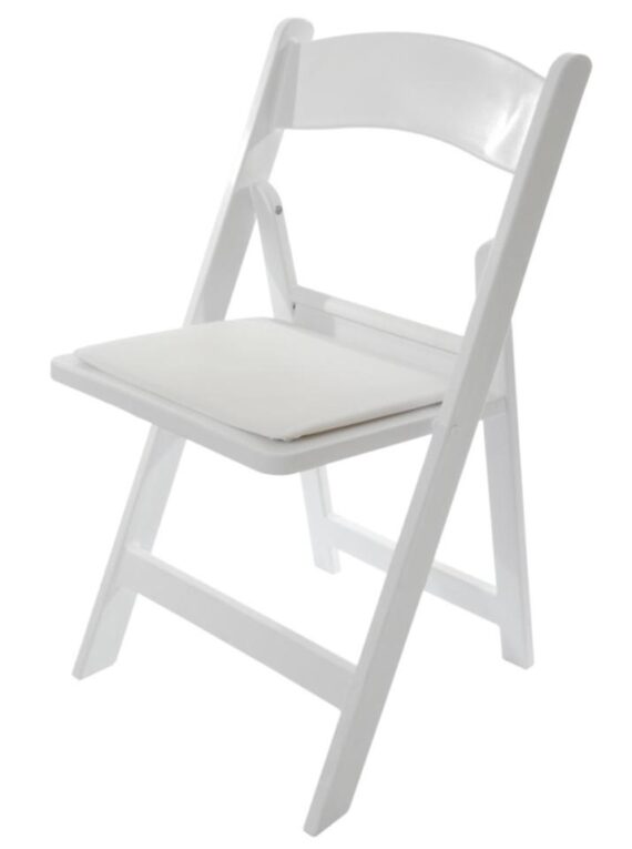 Chair - White, Padded