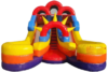 Rainbow Double Water Slide, Inflatable - 15'