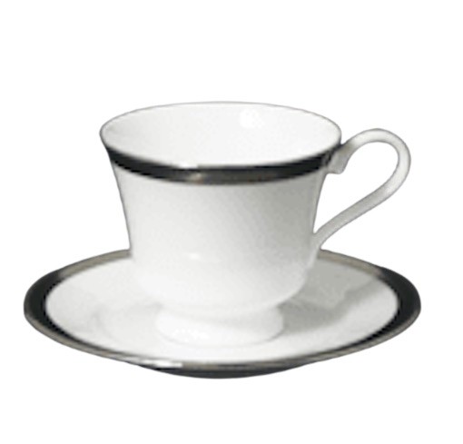 Platinum Rim - Saucer ONLY (per dozen)