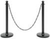 Stanchion - Black, Chains