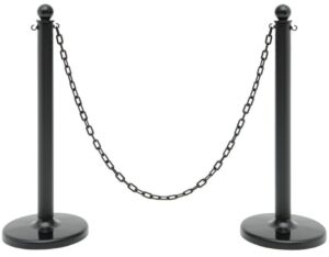Stanchion - Black, Chains