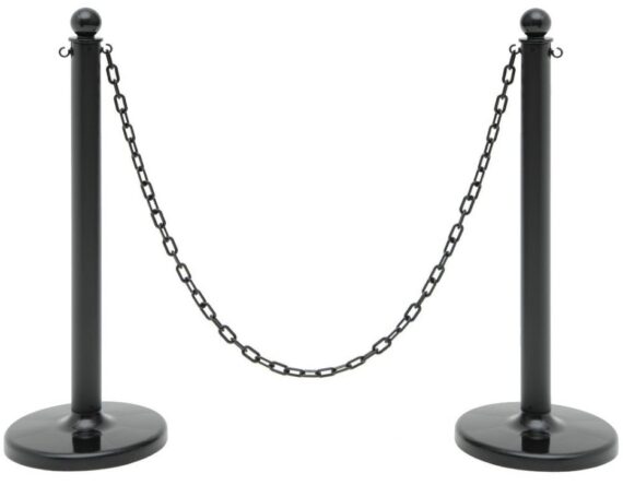 Stanchion - Black, Chains