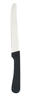 Steak Knife, Black (per dozen)