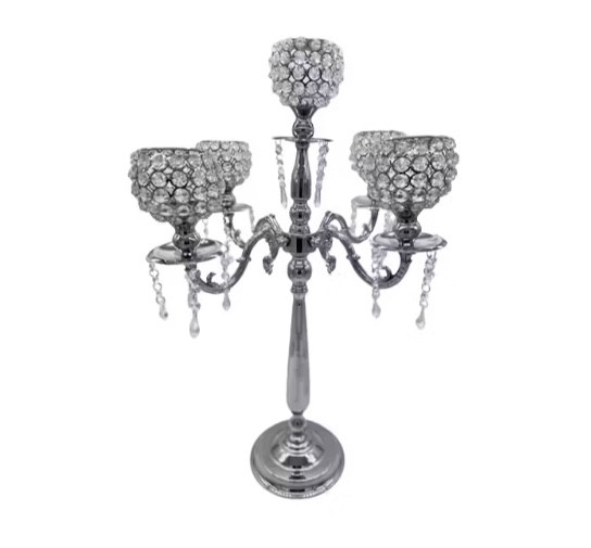 Candelabra, Crystal Candle Holder