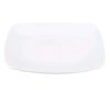 Pearl White - 11" Square Dinner Plate (per dozen)