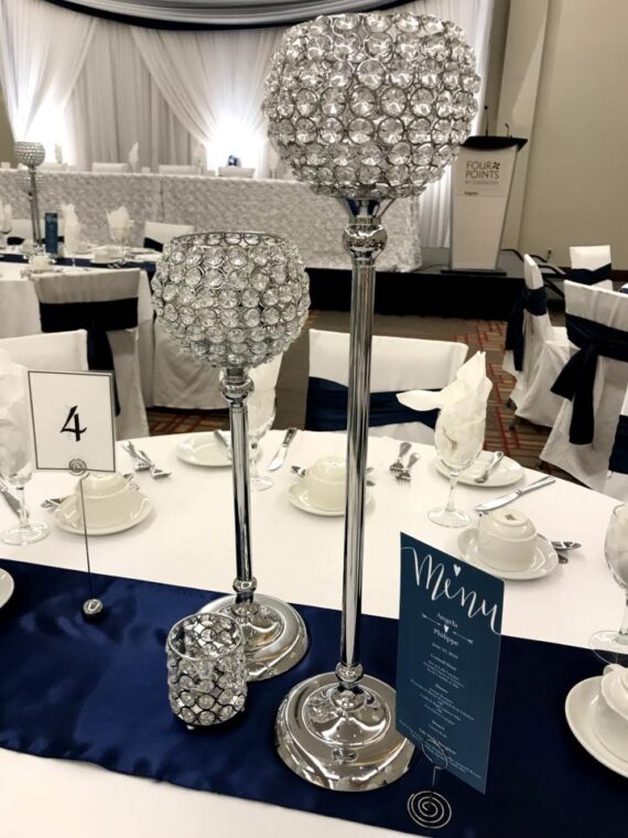 Crystal Trio - Candle Holder