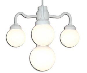 Lights - 4 Globe Chandelier