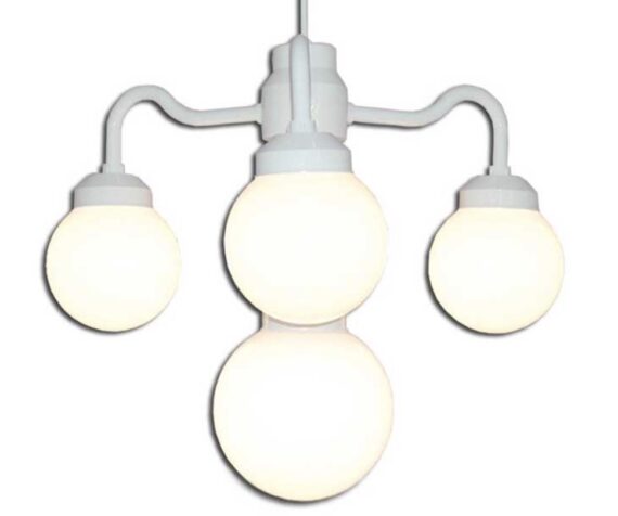 Lights - 4 Globe Chandelier
