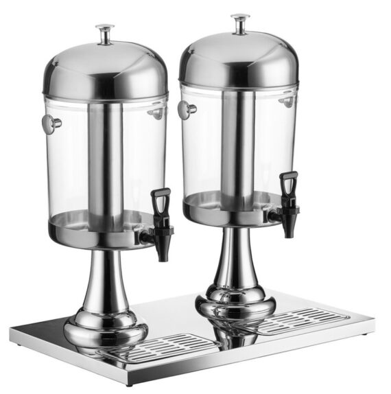 Beverage Dispenser, Silver - Double Tap (2 Gal, each)
