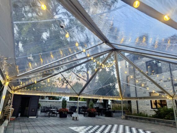 Frame Tent, Clear Top - 40x80