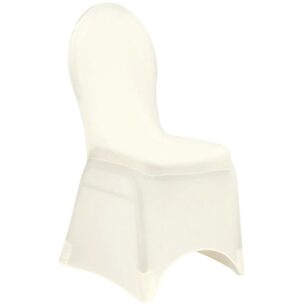 Chair Cover - Ivory, Spandex #604