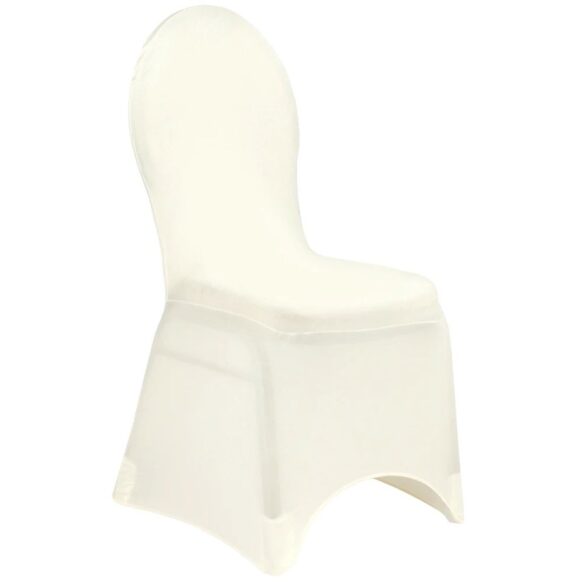 Chair Cover - Ivory, Spandex #604