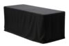 Tablecloth, Black - 8' Fitted
