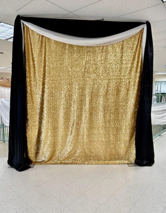 Backdrop - 7ft - 12ft - Installed