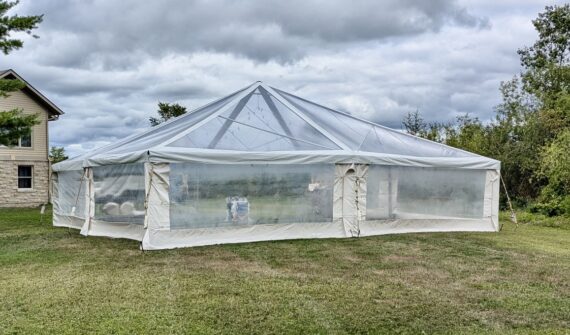 Sidewall - Pole Tent, Clear 20'