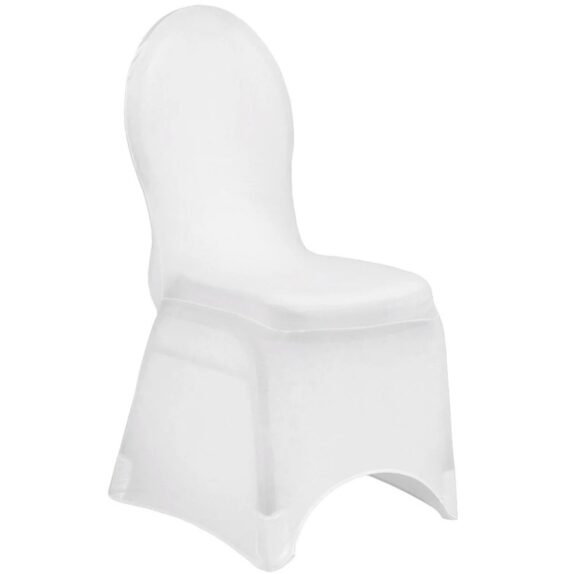Chair Cover - White, Spandex #607