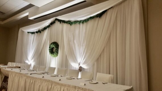 Backdrop - 13ft - 24ft - Installed