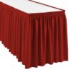 Skirting, Red Polyester - 17'