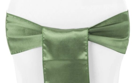 Sash - Satin, Willow Green #502