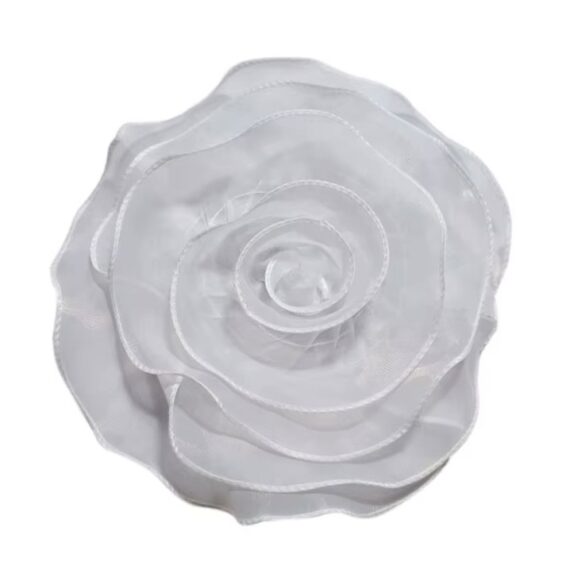 Organza Flower Pin 8"