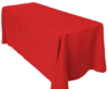 Tablecloth, Red - 90" x 156"