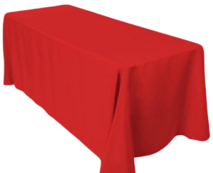 Tablecloth, Red - 90" x 156"