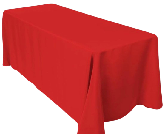Tablecloth, Red - 90" x 156"