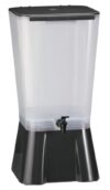 Beverage Dispenser, Black Acrylic - Single Tap (5 Gal)
