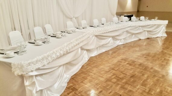 Head Table Draping 24ft - 32ft