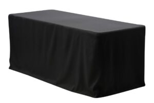 Tablecloth, Black - 6' Fitted