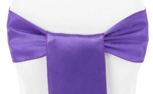 Sash - Satin, Purple #505