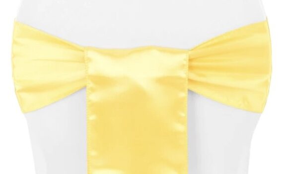 Sash - Satin, Yellow #521