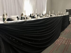 Head Table Draping 12ft - 18ft