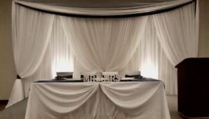 Head Table Draping 6ft - 8ft