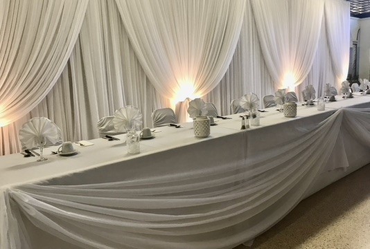 Head Table Draping 18ft - 24ft