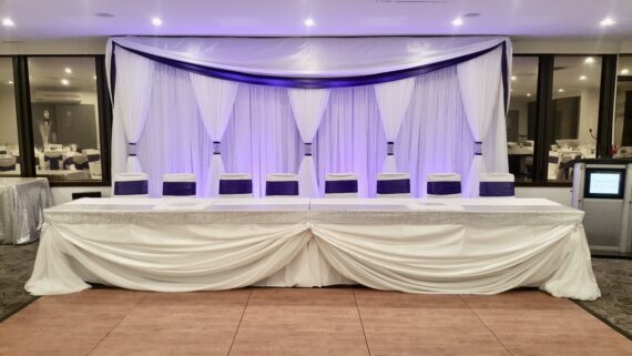 Head Table Draping 12ft - 18ft