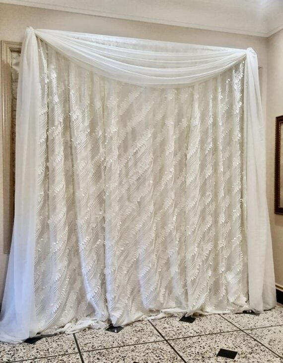 Backdrop - 7ft - 12ft - Installed