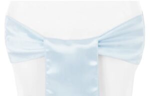 Sash - Satin, Baby Blue #507