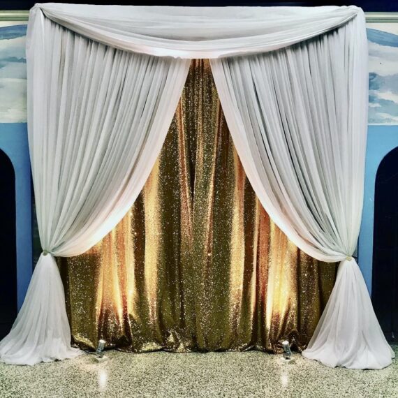 Backdrop - 7ft - 12ft - Installed