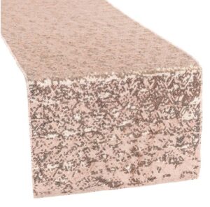 Runner, Sequin Diamond - Blush