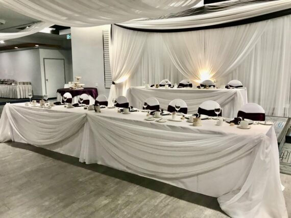 Head Table Draping 24ft - 32ft