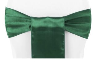 Sash - Satin, Emerald #504