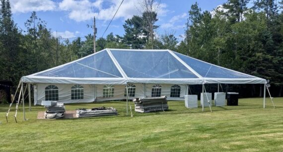 Mega Frame Tent, Clear Top - 40x60